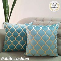  کوسن آبی فیروزه ای 